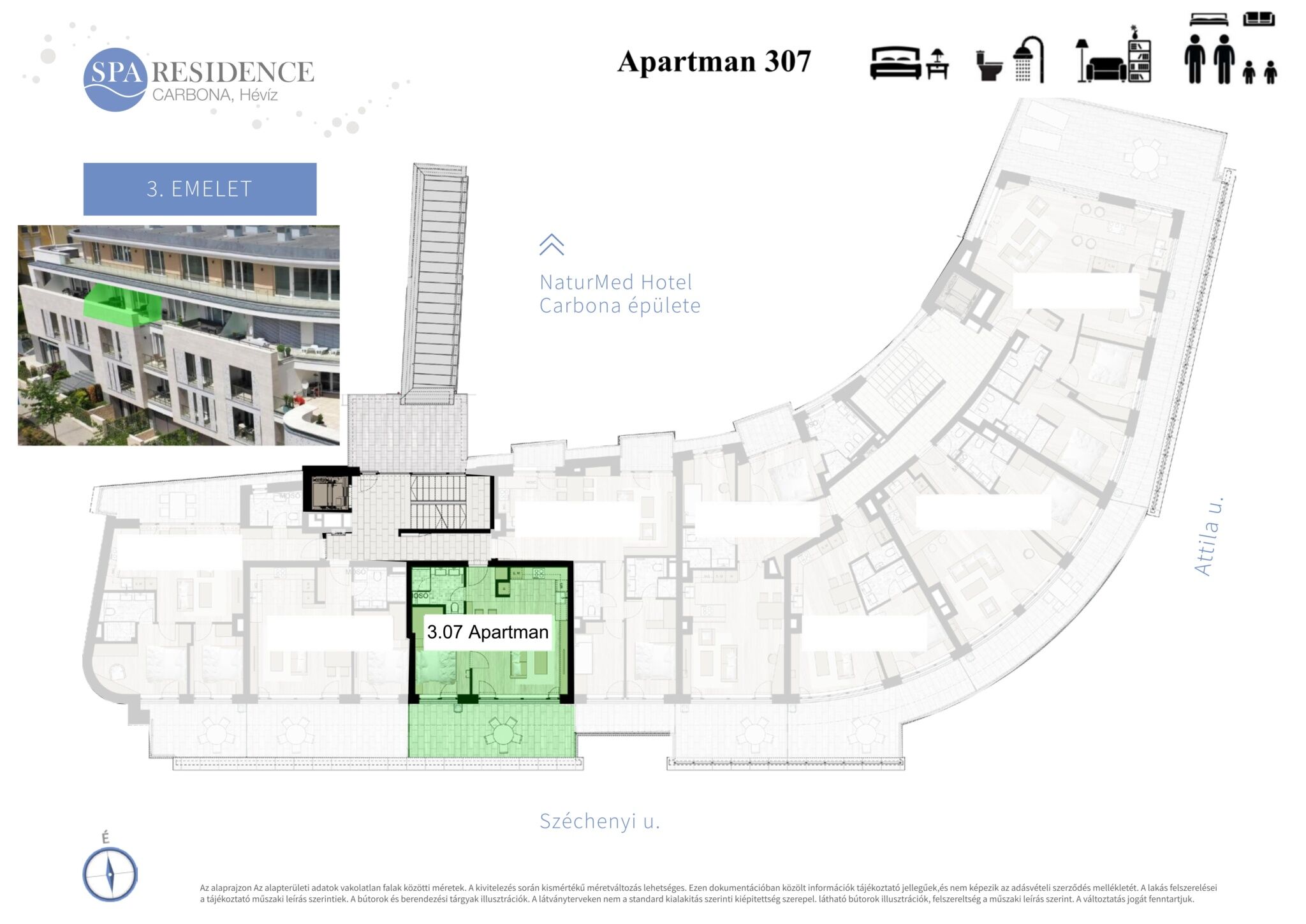 Spa Residence Carbona 307 Apartman – Hévíz fotó 17