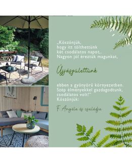 Moha és Páfrány Kabinház Dunakanyar27