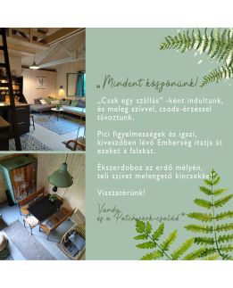 Moha és Páfrány Kabinház Dunakanyar28