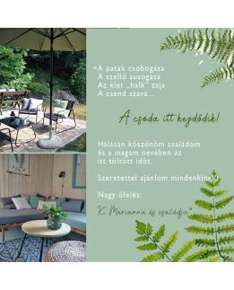 Moha és Páfrány Kabinház Dunakanyar29