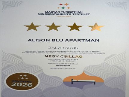 Alison Blu Apartman ****3