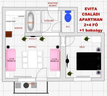 EVITA családi Apartman1