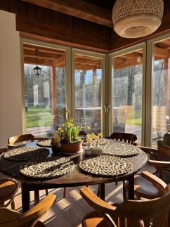 Erdő mellett lebzselő Vendégház16