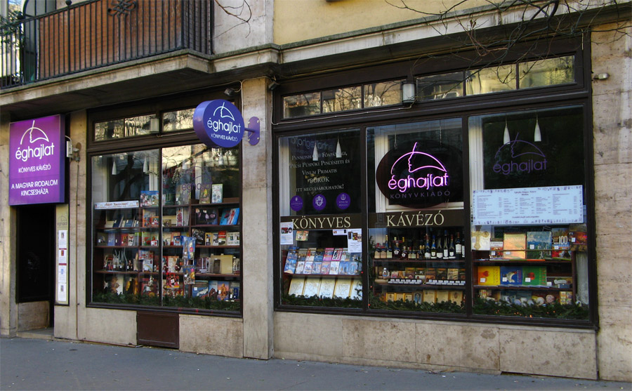 Éghajlat Könyves Kávézó – Budapest XI. kerület